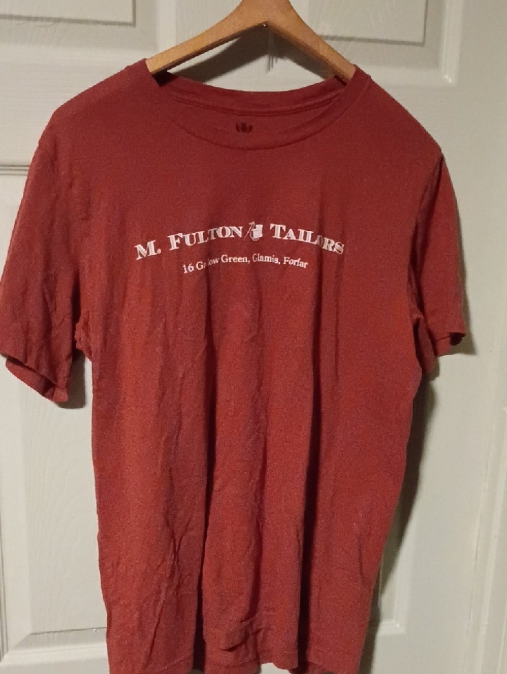 Men's Brick Red Crew Tee